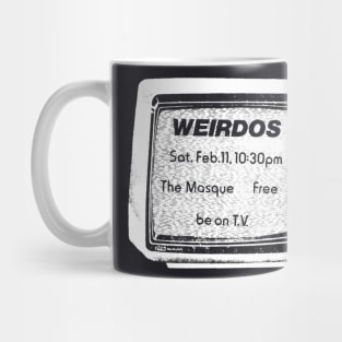 The Weirdos on TV @The Masque 1978 Mug